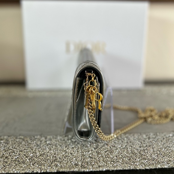 Dior Diorama Bag Silver With Gold Hardware - Picture 4 of 11